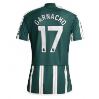 Manchester United Alejandro Garnacho #17 Bortedrakt 2023-24 Kortermet